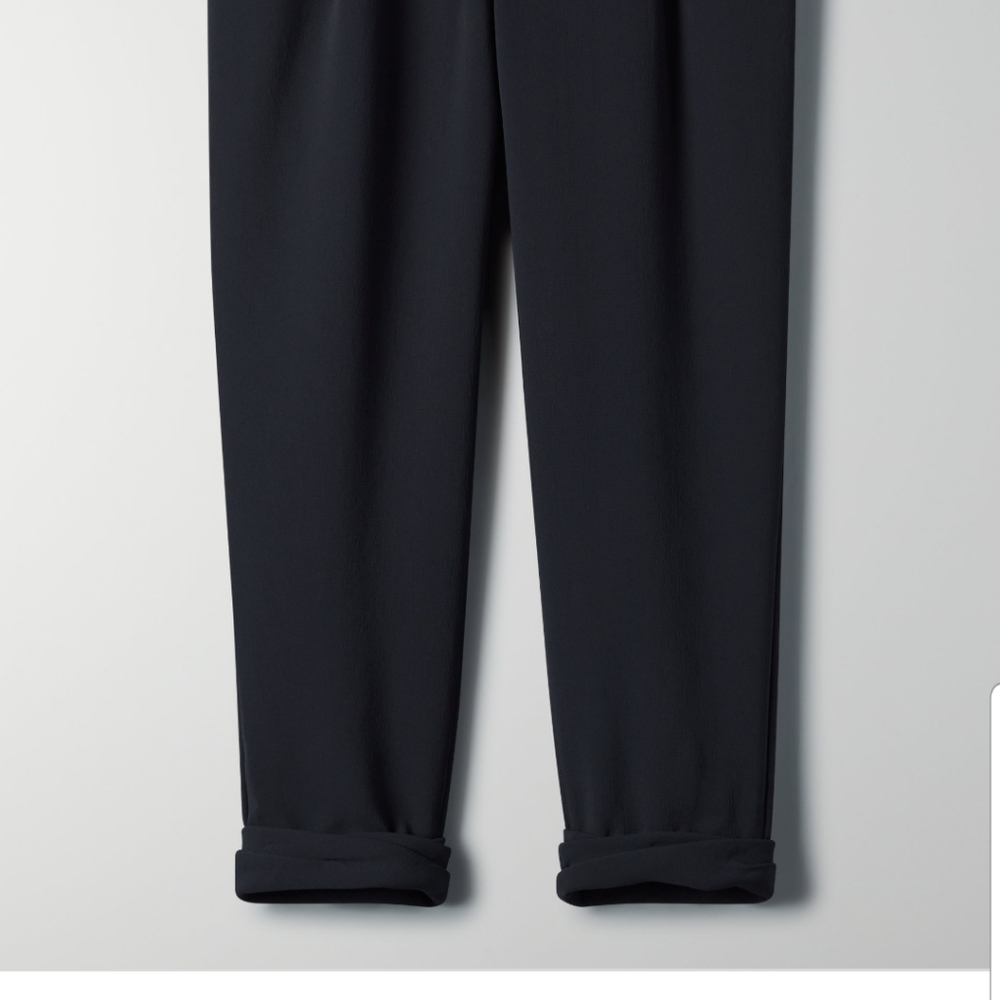 ARITZIA WILFRED BLACK PANTS SMALL - Picture 3 of 16